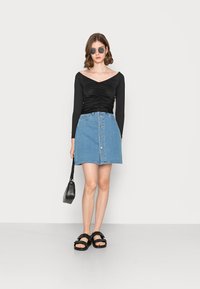 Even&Odd Camisola de manga comprida - black