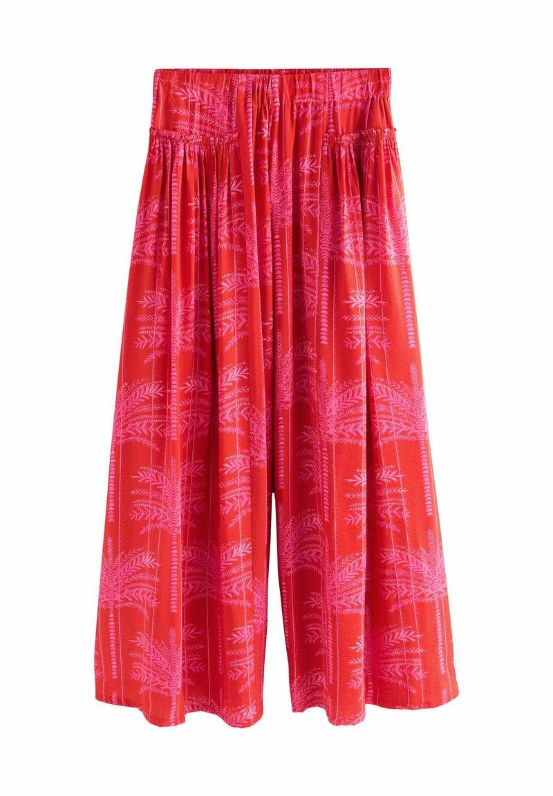 Next PALAZZO - Bukser - red pink print