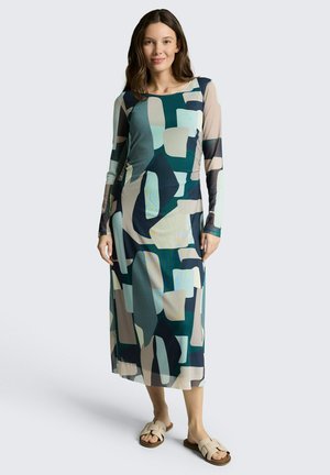 Freizeitkleid - abstract stripe print