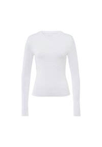 FLOW LONGSLEEVE ATHLEISURE - Camiseta de manga larga - weiß