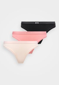 THONG 3 PACK - Στρινγκ - black/pink/rose