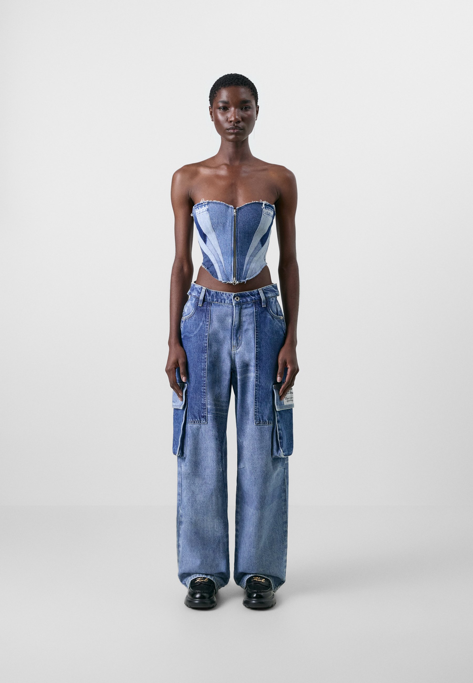 Karl Lagerfeld Jeans ATELIER BAGGY - Relaxed fit jeans - blue/blue denim -  Zalando.ie