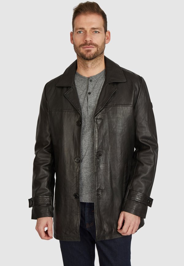 BUPAOLO - Kurzmantel - schwarz