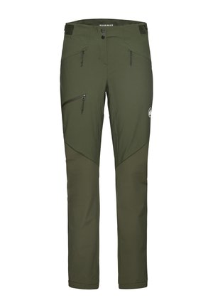 Mammut COURMAYEUR SO PANTS WOMEN - Friluftsbyxor - dark marsh
