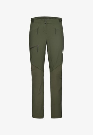 Mammut COURMAYEUR SO PANTS WOMEN - Friluftsbyxor - dark marsh