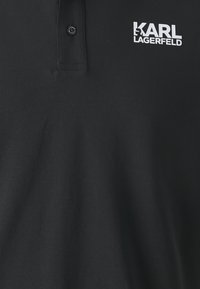 KARL LAGERFELD POLO - Polo marškinėliai - black