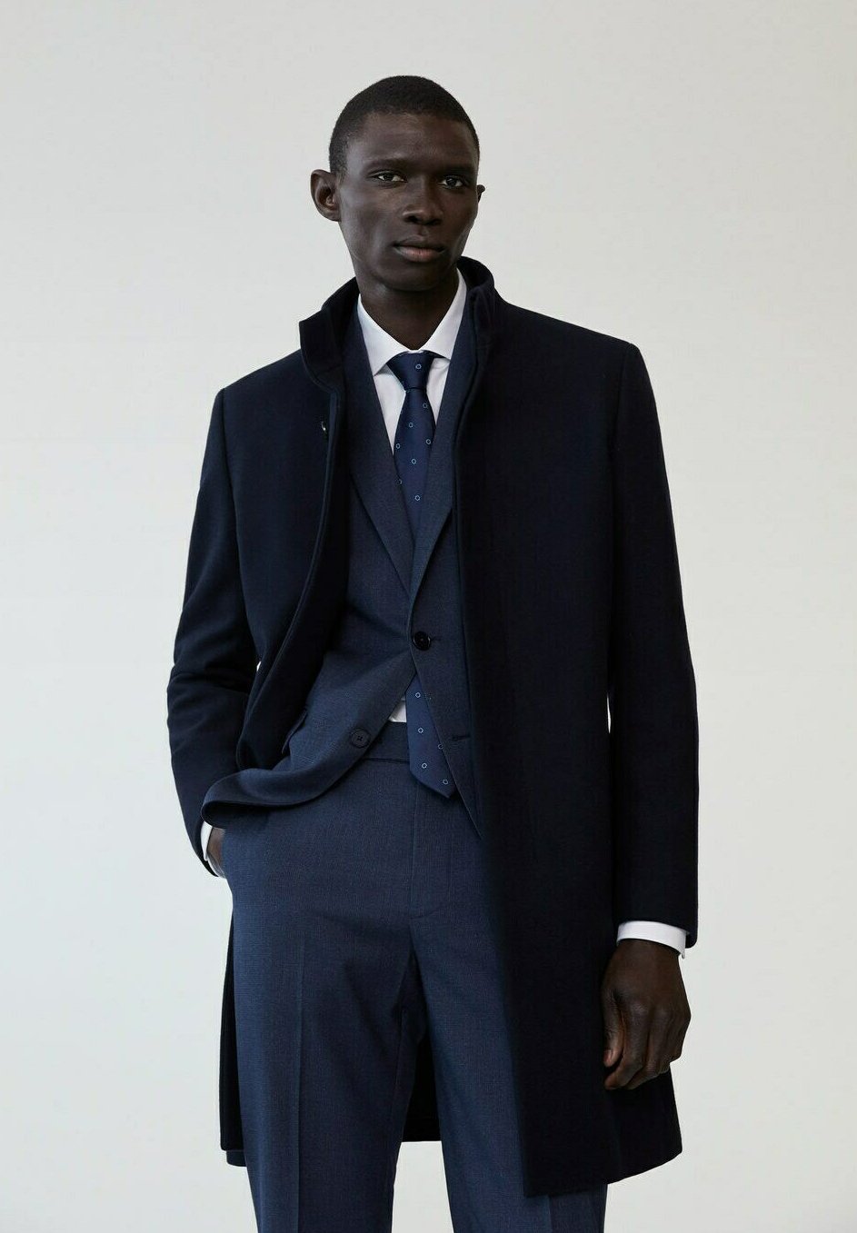 coat for men blue