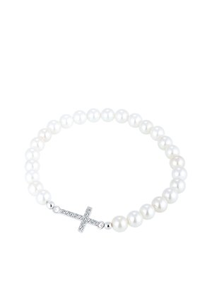 SPARKLING CROSS - Armband - weiß