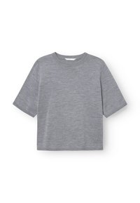 Non selezionato, light grey melange