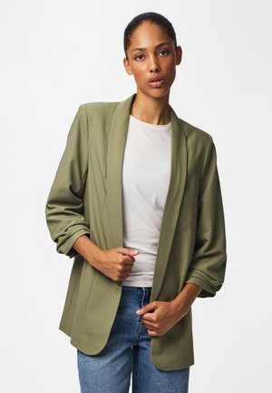 Pieces, PCBOSELLA 3/4 BLAZER NOOS BC - Blazer - deep green