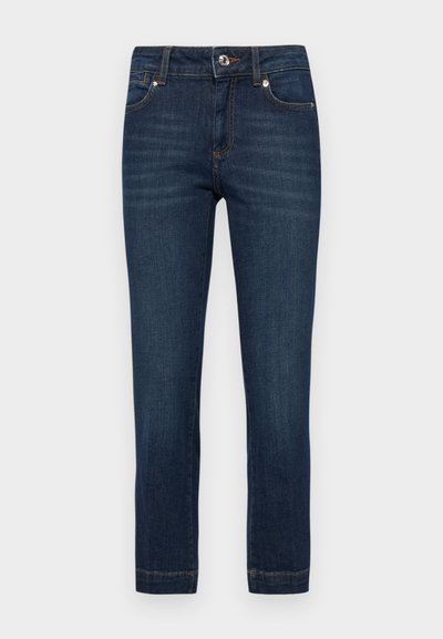 Sportmax SCHERMO - Pieguloša piegriezuma džinsi - blu notte