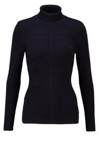 Morgan Stickad tröja - dark blue