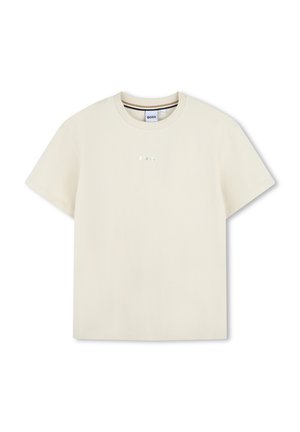 MET KORTE MOUWEN - T-shirt basic - vanille