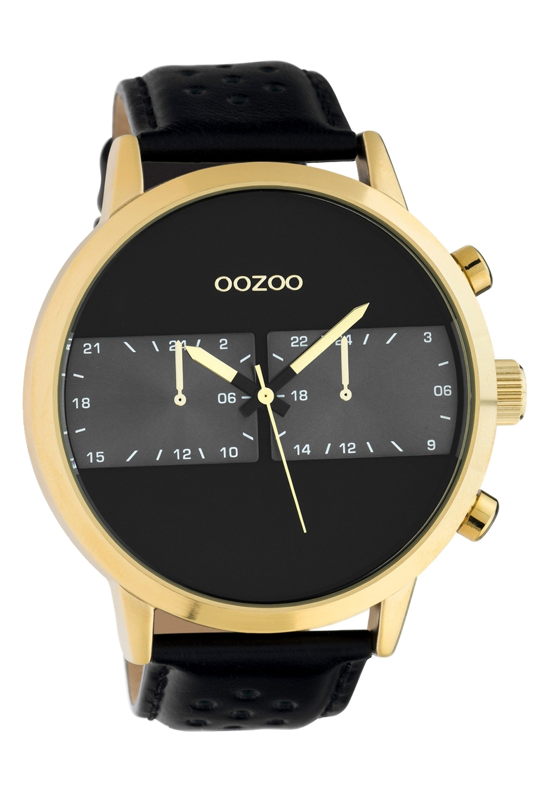 Gold Uhren Herren Oozoo OOZOO Uhr Schwarz Grau Goldfarben