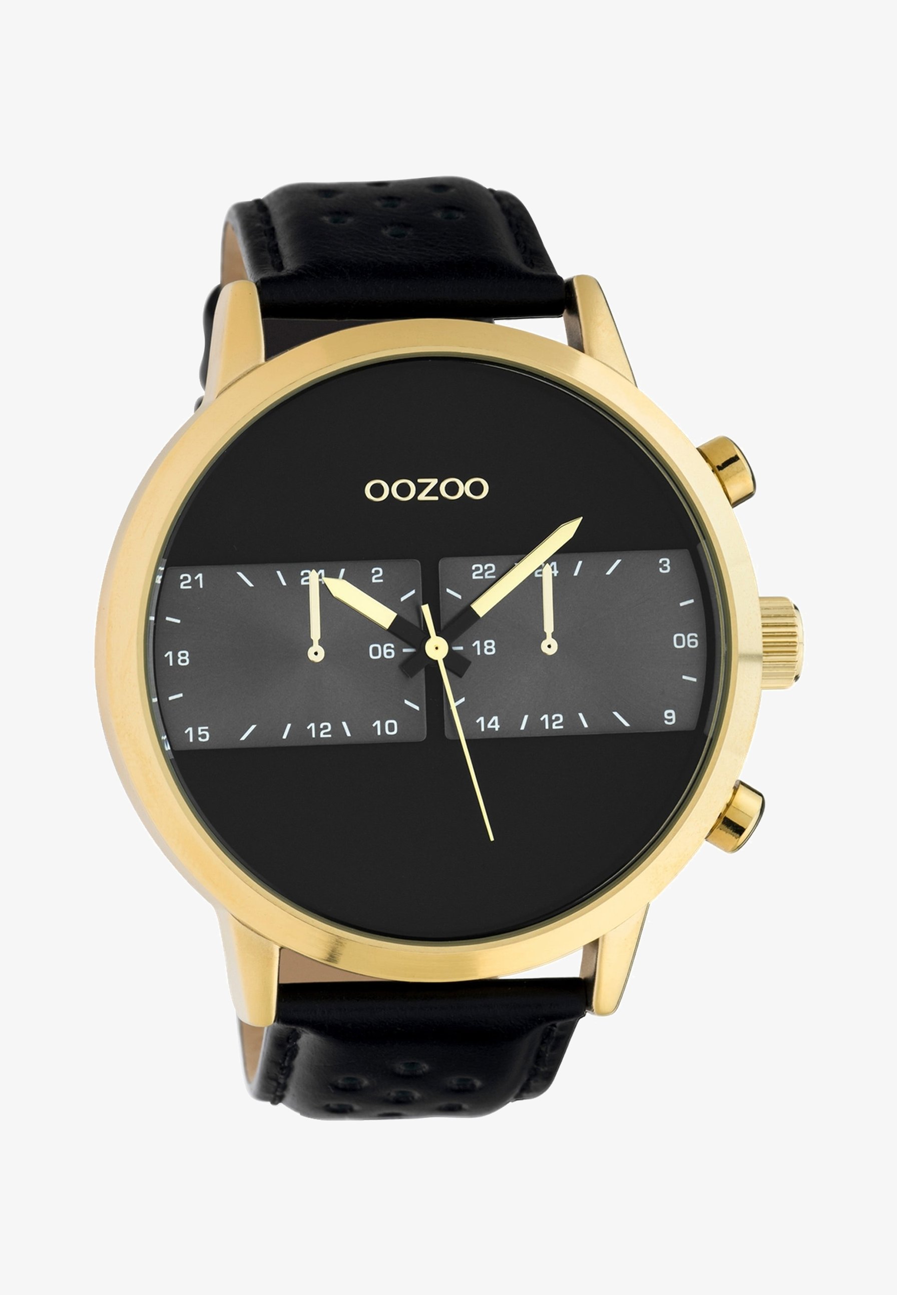 Gold Uhren Herren Oozoo OOZOO Uhr Schwarz Grau Goldfarben