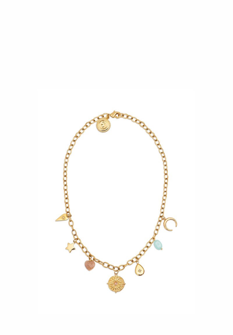SINGULARU Collana Willow Placcata Oro 18Kt, Catena Fina 50 Cm, Gioiello Donna Elegante