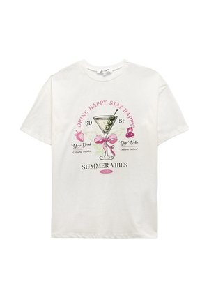 Printtipaita - beige