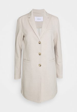 Halflange jas - beige