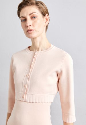 CROPPED CARDI - Neuletakki - peach