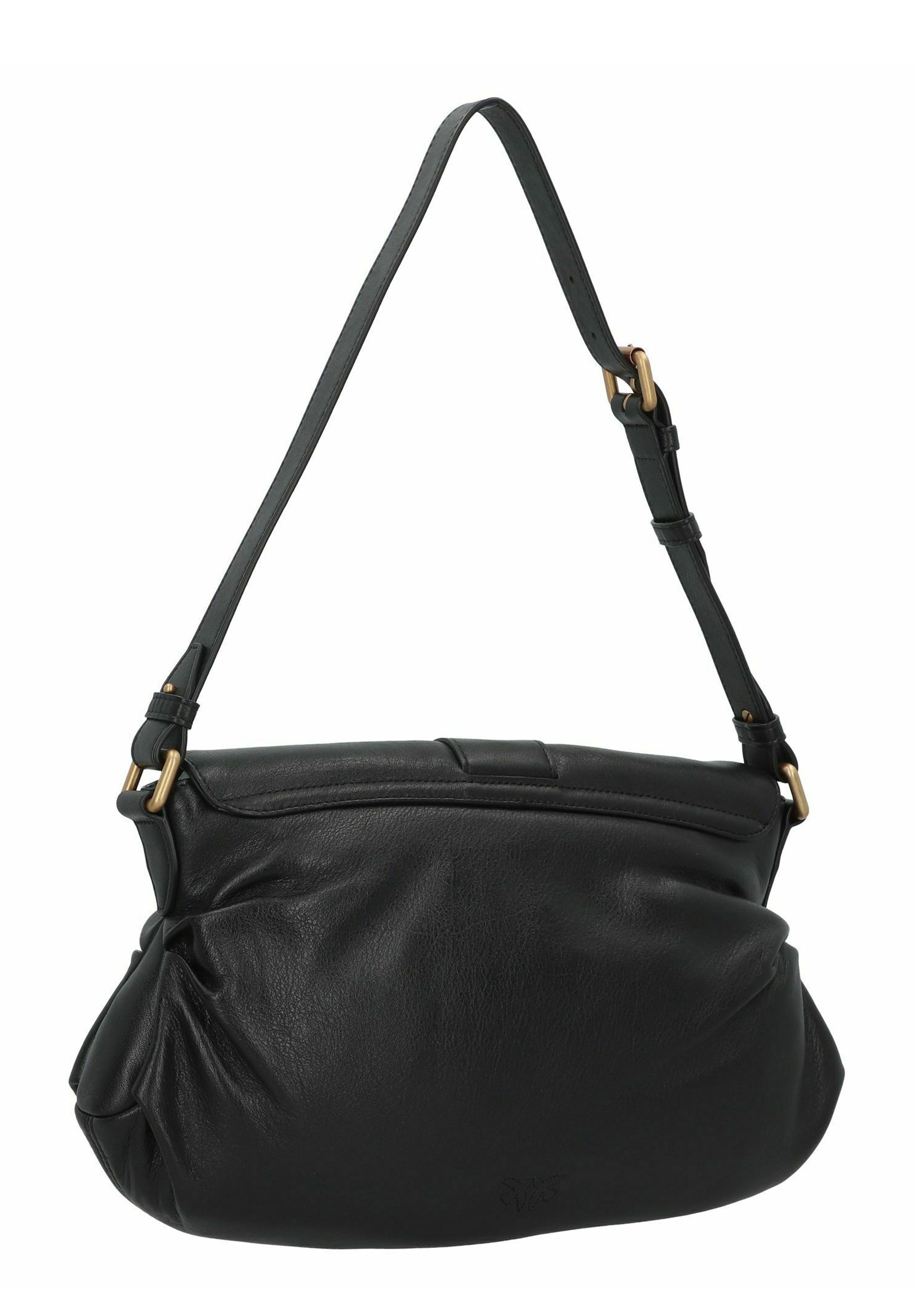 Pinko JOLENE 33 CM - Borsa a mano - nero limousine chocolate gold