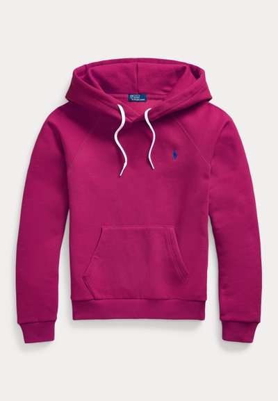 Polo Ralph Lauren SHRUNKEN FIT FLEECE HOODIE - Mikina s kapucňou - fuschia berry