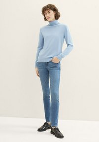 TOM TAILOR TTALEXA Slim - Karcsúsított farmerek - light stone bright blue denim