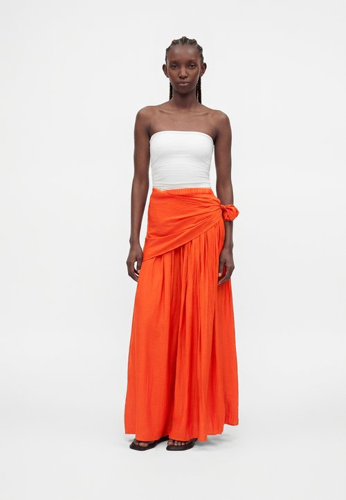 topshop orange wrap dress Topshop - Cross Back Midi Dress - Women - Modal/Polyester - 10 US