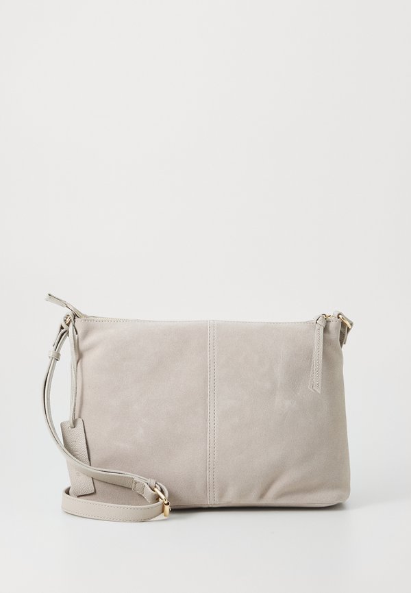 LEATHER - Cross body bag - soft taupe