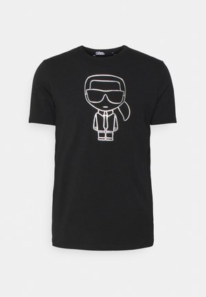 CREWNECK - T-shirt con stampa - silver/black