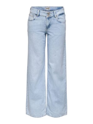 ONLY MIT WEITEM ONLEZRA NIEDRIGE TAILLE  - Trapézfarmer - light blue denim