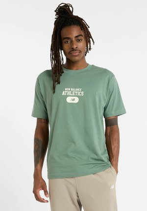 HERITAGE GRAPHIC - Print T-shirt - green