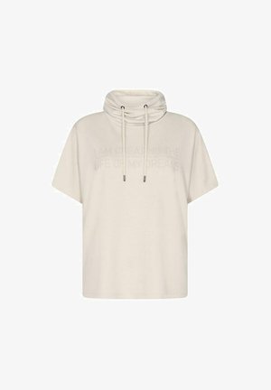 Print T-shirt - creme