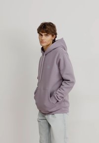 Mads Nørgaard STANDARD HOODIE LOGO - Kapucni - gray ridge