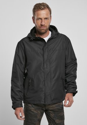 BREAKER FRONTZIP - Light jacket - black