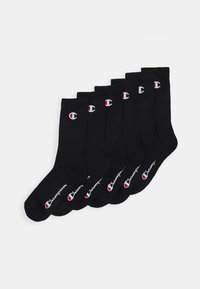 Champion - CREW SOCKS 6 PACK UNISEX - Träningssockor - black Miniatyrbild 1