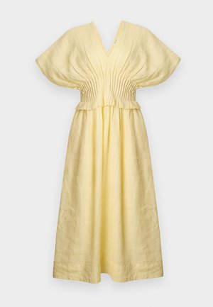 Sea ZORA SOLID PLEATED DRESS - Freizeitkleid - butter