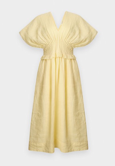 Sea ZORA SOLID PLEATED DRESS  - Dnevna obleka - butter