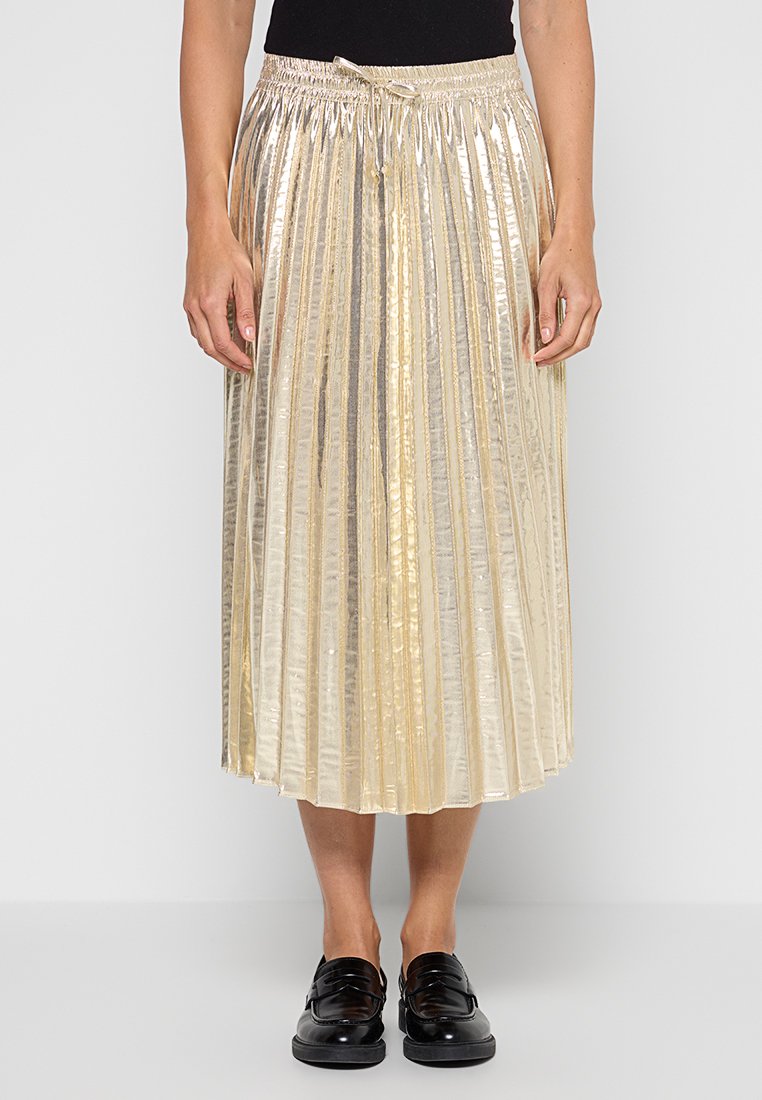 Scotch & Soda Maxirok goudkleurig Scotch & Soda Maxirok goudkleurig