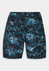 POWER BIKER SHORTS - Legíny - black