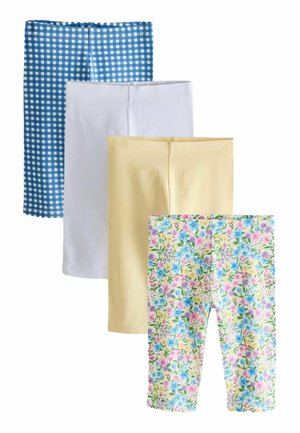 4 PACK CROPPED - Leggings - yellow floral