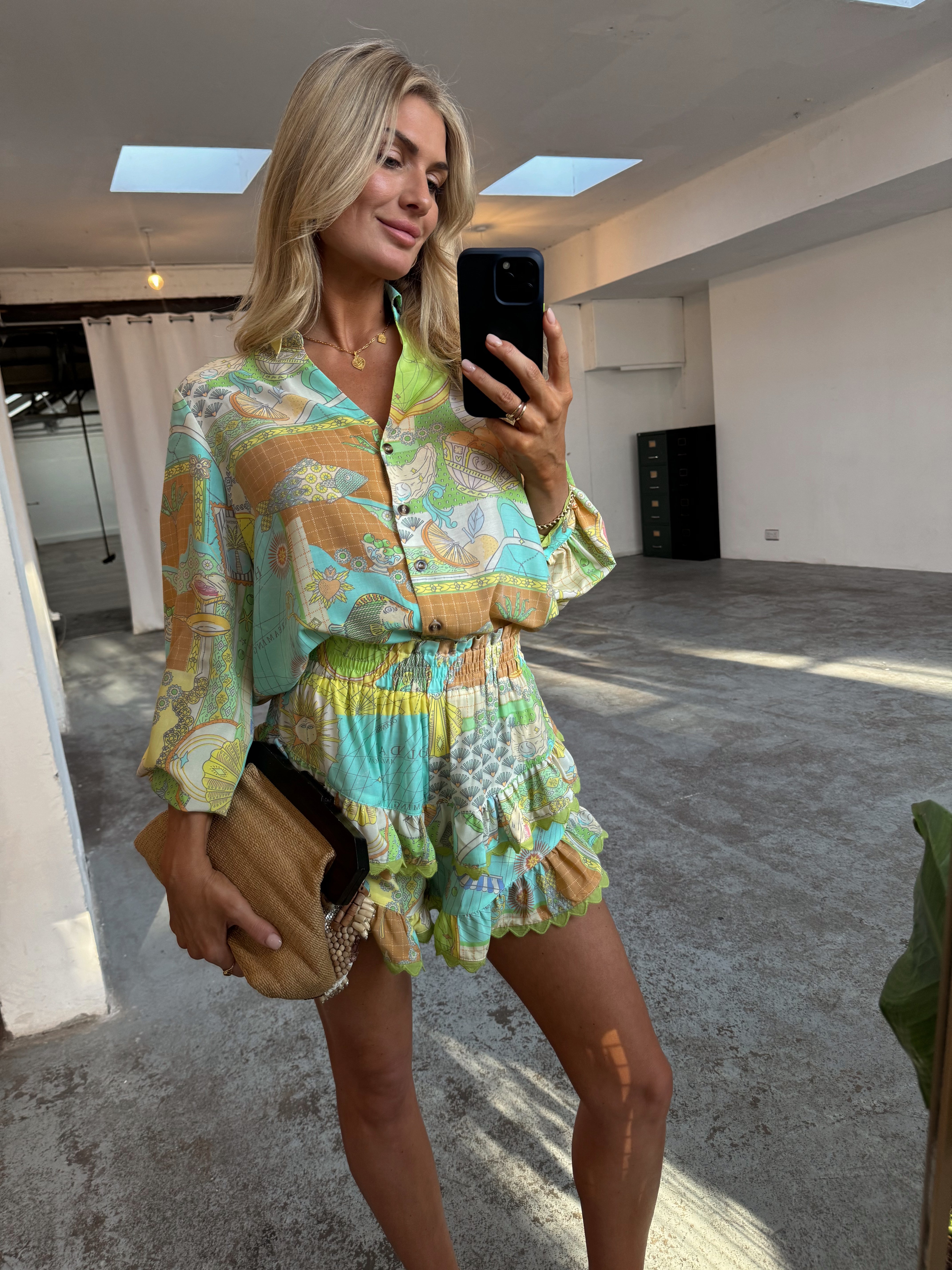 売れ筋商品|||ネバーフリードレスド シャツ レディース トップス ISLA MILEY - Button-down blouse - blue Never Fully Dressed ISLA MILEY - Button-down blouse - blue
