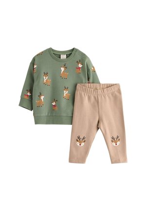 SET  - Sweatshirt - light khaki