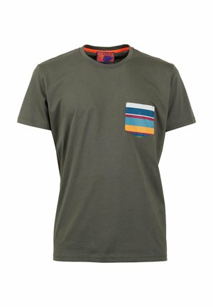 Print T-shirt - verde