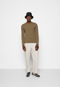 Tommy Hilfiger STRETCH SLIM FIT - Camisola de manga comprida - faded military
