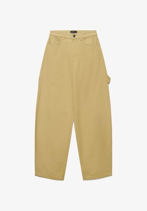 Calliope, PANTALONE LUNGO TINTA UNITA - Pantalon classique - beige medio