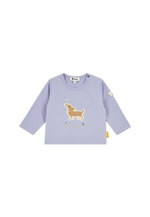 Steiff, T-SHIRT LANGARM WOOF & FLUFF - Long sleeved top - thristle down