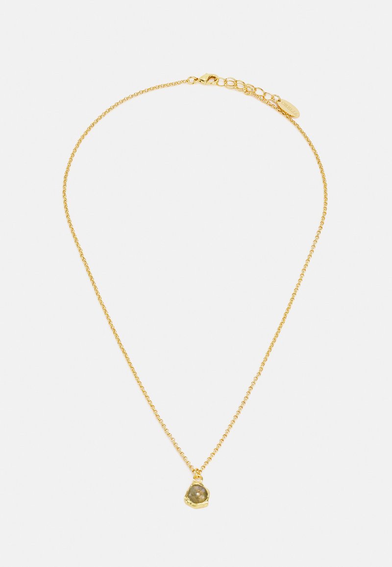 Orelia MOLTEN CHARM DROP NECKLACE Ketting goldcoloured/goudkleurig Zalando.be