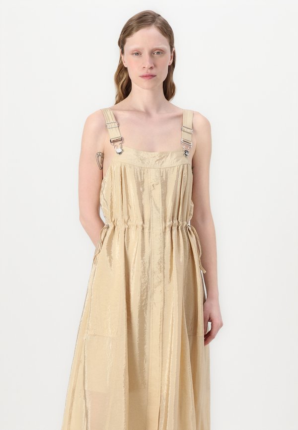 OVERALL DRESS - Maxi dress - khaki3