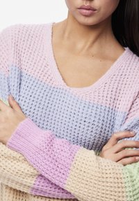 Pieces Stickad tröja - lilac