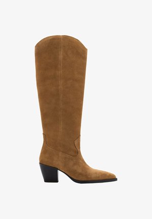 Mango, ADULT - Bottes de cowboy / motard - brown